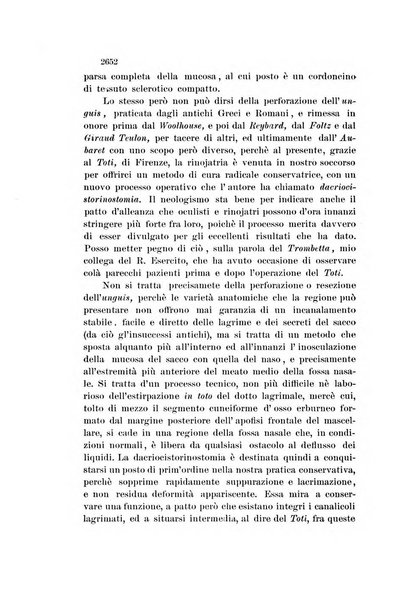 La Clinica oculistica periodico mensile per i medici pratici