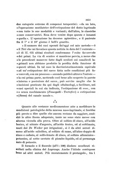 La Clinica oculistica periodico mensile per i medici pratici