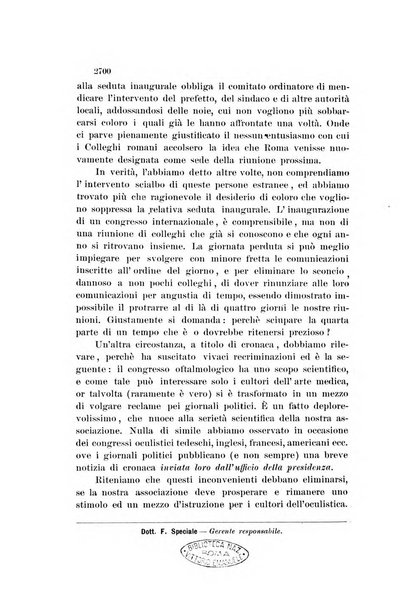 La Clinica oculistica periodico mensile per i medici pratici