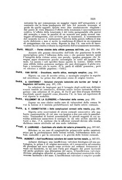 La Clinica oculistica periodico mensile per i medici pratici