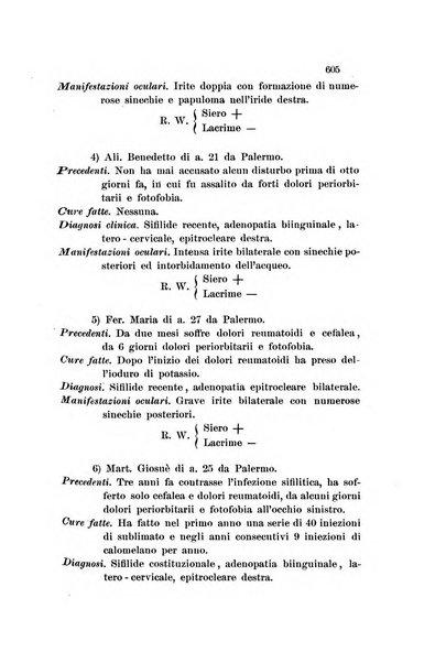 La Clinica oculistica periodico mensile per i medici pratici