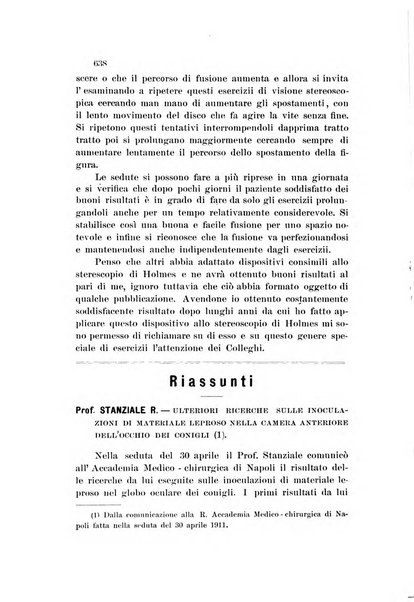 La Clinica oculistica periodico mensile per i medici pratici