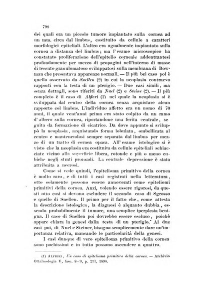 La Clinica oculistica periodico mensile per i medici pratici