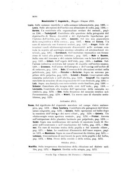 La Clinica oculistica periodico mensile per i medici pratici