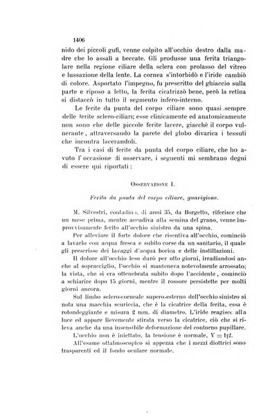 La Clinica oculistica periodico mensile per i medici pratici