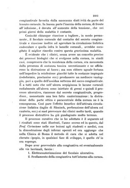 La Clinica oculistica periodico mensile per i medici pratici