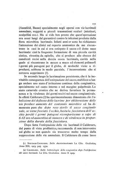 La Clinica oculistica periodico mensile per i medici pratici