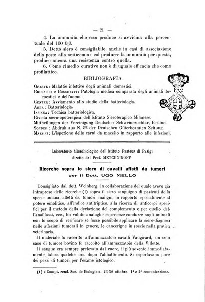 Archivio scientifico della Reale Società nazionale veterinaria