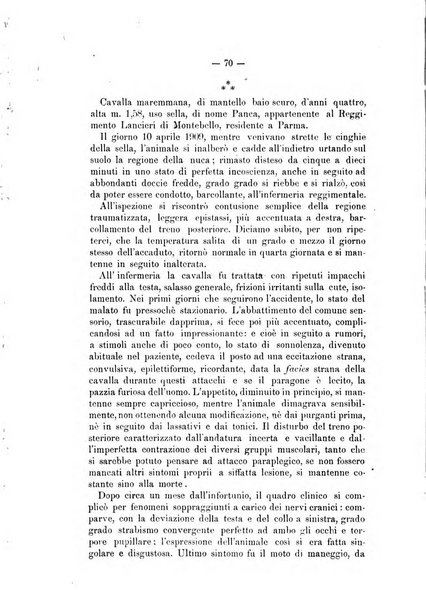 Archivio scientifico della Reale Società nazionale veterinaria