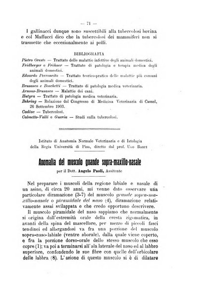 Archivio scientifico della Reale Società nazionale veterinaria