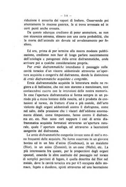 Archivio scientifico di medicina veterinaria