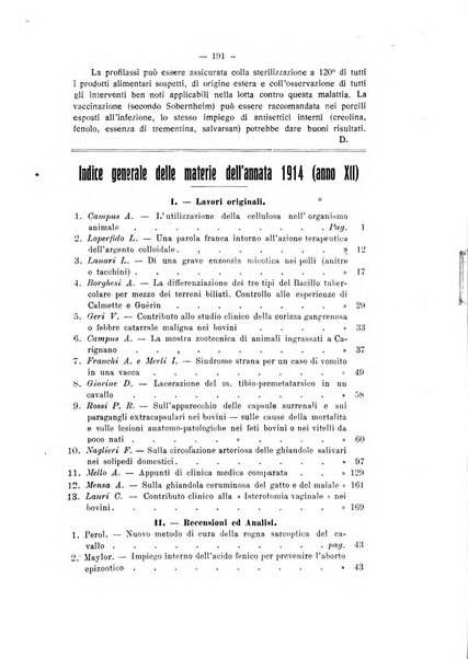 Archivio scientifico di medicina veterinaria