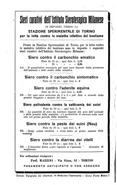 Archivio scientifico di medicina veterinaria