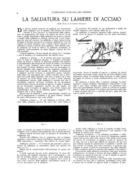 L'industria italiana del freddo periodico mensile, scientifico, tecnico, economico, sindacale