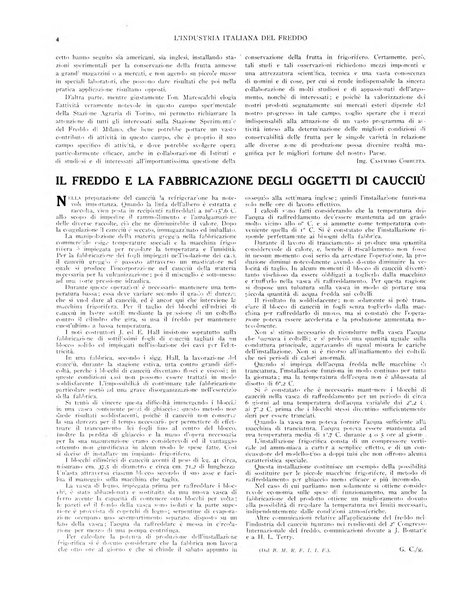 L'industria italiana del freddo periodico mensile, scientifico, tecnico, economico, sindacale