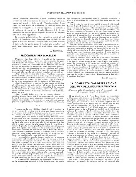 L'industria italiana del freddo periodico mensile, scientifico, tecnico, economico, sindacale