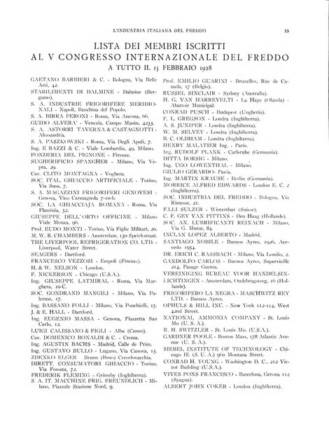 L'industria italiana del freddo periodico mensile, scientifico, tecnico, economico, sindacale