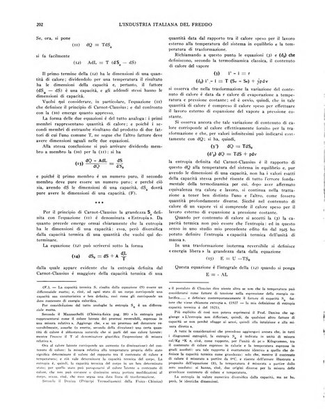 L'industria italiana del freddo periodico mensile, scientifico, tecnico, economico, sindacale