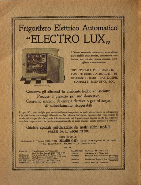 L'industria italiana del freddo periodico mensile, scientifico, tecnico, economico, sindacale