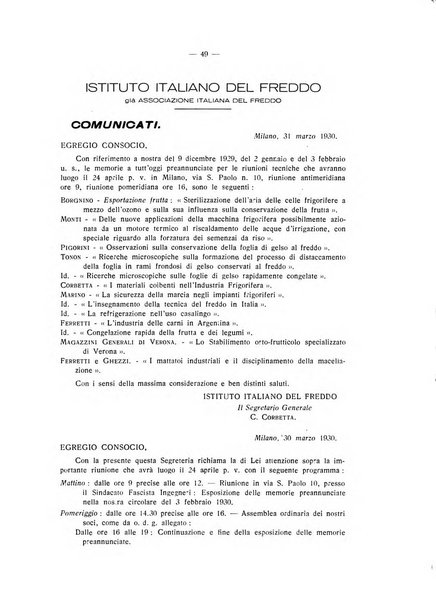 L'industria italiana del freddo periodico mensile, scientifico, tecnico, economico, sindacale