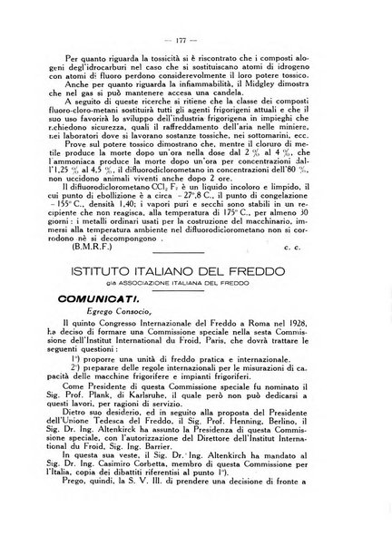 L'industria italiana del freddo periodico mensile, scientifico, tecnico, economico, sindacale