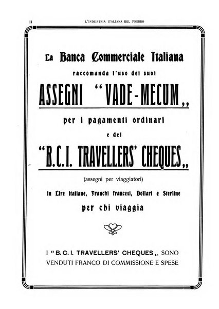 L'industria italiana del freddo periodico mensile, scientifico, tecnico, economico, sindacale