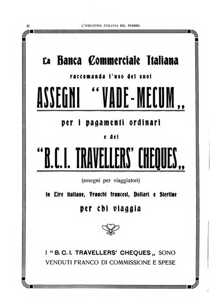 L'industria italiana del freddo periodico mensile, scientifico, tecnico, economico, sindacale