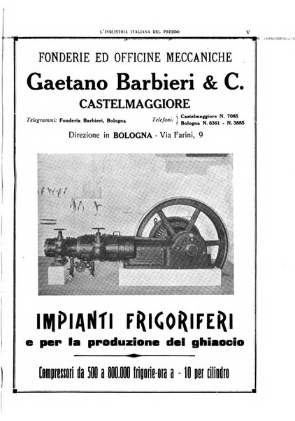 L'industria italiana del freddo periodico mensile, scientifico, tecnico, economico, sindacale