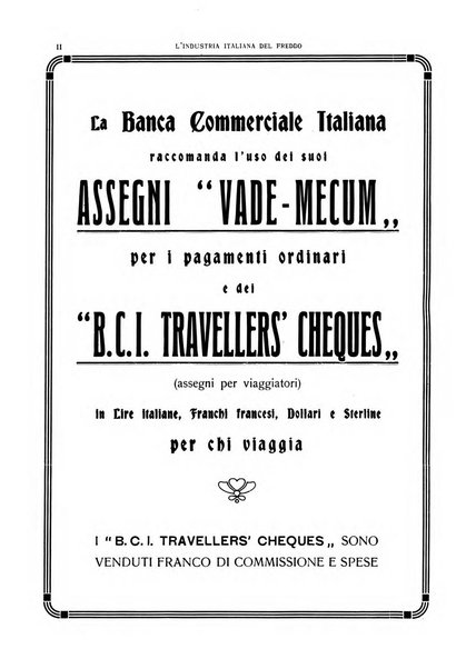 L'industria italiana del freddo periodico mensile, scientifico, tecnico, economico, sindacale