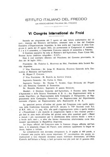 L'industria italiana del freddo periodico mensile, scientifico, tecnico, economico, sindacale