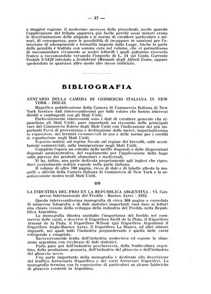 L'industria italiana del freddo periodico mensile, scientifico, tecnico, economico, sindacale