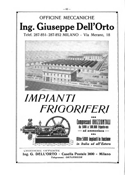 L'industria italiana del freddo periodico mensile, scientifico, tecnico, economico, sindacale