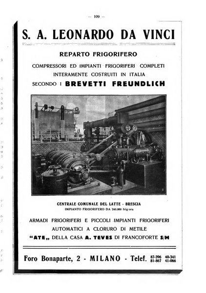 L'industria italiana del freddo periodico mensile, scientifico, tecnico, economico, sindacale