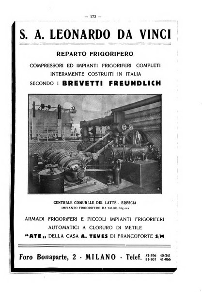 L'industria italiana del freddo periodico mensile, scientifico, tecnico, economico, sindacale