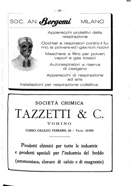 L'industria italiana del freddo periodico mensile, scientifico, tecnico, economico, sindacale