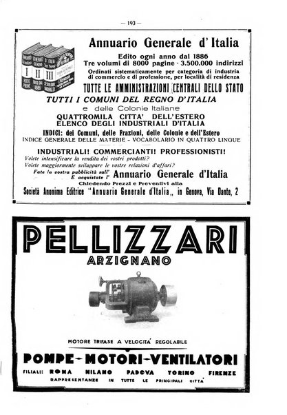 L'industria italiana del freddo periodico mensile, scientifico, tecnico, economico, sindacale