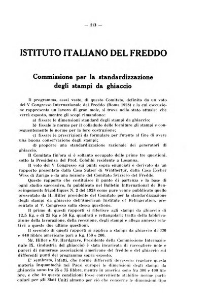 L'industria italiana del freddo periodico mensile, scientifico, tecnico, economico, sindacale