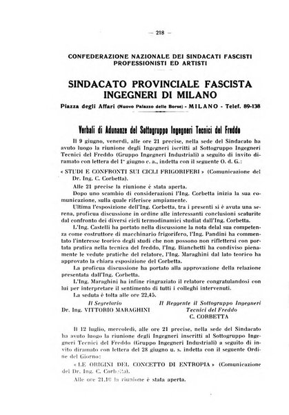 L'industria italiana del freddo periodico mensile, scientifico, tecnico, economico, sindacale