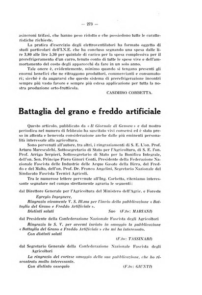 L'industria italiana del freddo periodico mensile, scientifico, tecnico, economico, sindacale