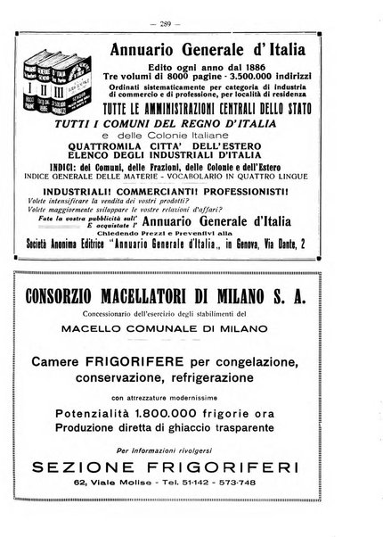 L'industria italiana del freddo periodico mensile, scientifico, tecnico, economico, sindacale