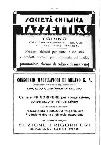 L'industria italiana del freddo periodico mensile, scientifico, tecnico, economico, sindacale