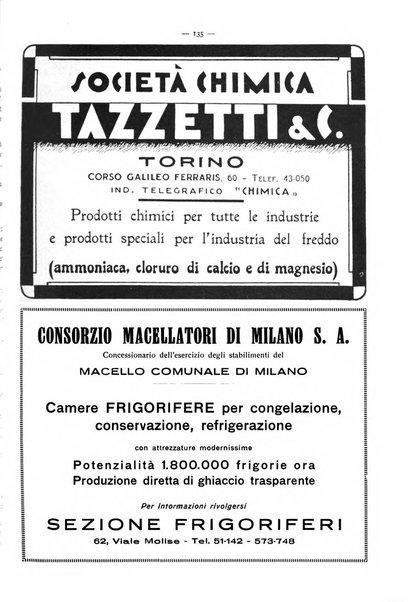 L'industria italiana del freddo periodico mensile, scientifico, tecnico, economico, sindacale