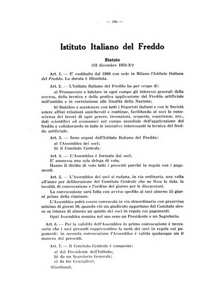 L'industria italiana del freddo periodico mensile, scientifico, tecnico, economico, sindacale