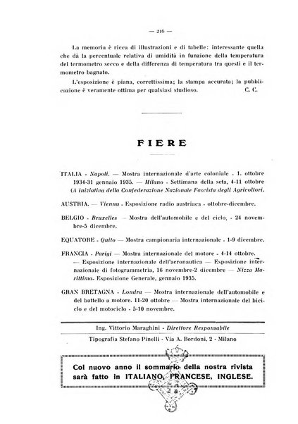 L'industria italiana del freddo periodico mensile, scientifico, tecnico, economico, sindacale