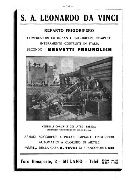 L'industria italiana del freddo periodico mensile, scientifico, tecnico, economico, sindacale