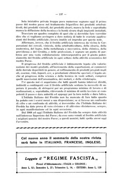 L'industria italiana del freddo periodico mensile, scientifico, tecnico, economico, sindacale