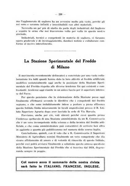 L'industria italiana del freddo periodico mensile, scientifico, tecnico, economico, sindacale