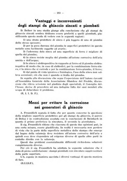 L'industria italiana del freddo periodico mensile, scientifico, tecnico, economico, sindacale