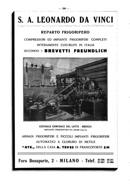 L'industria italiana del freddo periodico mensile, scientifico, tecnico, economico, sindacale