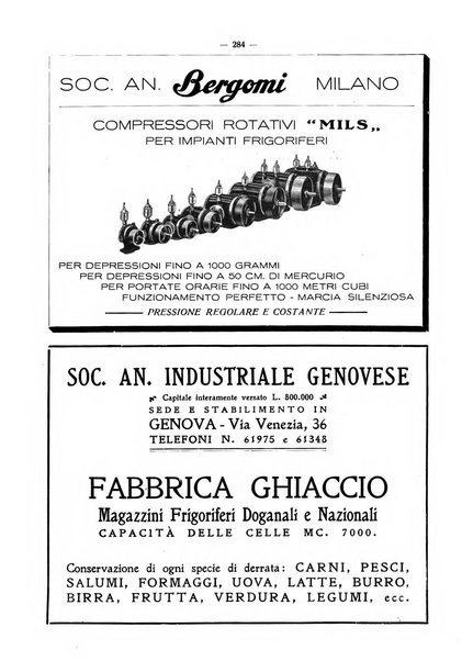 L'industria italiana del freddo periodico mensile, scientifico, tecnico, economico, sindacale